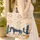 Southwestern Horse Saguaro Cactus - Western Home Decor Gift for Horse Lover Quilted Tote Bag - 4