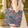 Black Cat Botanical Flowers Custom Name - Personalized Cat Lover Gift Quilted Tote Bag - 4