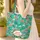 Personalized Tropical Floral Bird-of-Paradise Animal Print Everyday Gift Quilted Tote Bag - 4