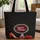 Stiletto Shoe Perfume Bottle Rose Damask - Fashion Lifestyle Everyday Essentials Quilted Tote Bag - 1