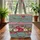 Folk Art Floral Bouquet Rustic Wood Planks - Farmhouse Bag Gift Quilted Tote Bag - 3