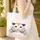 North American Opossum Wildflower Floral Botanical - Outdoor Wildlife Lover Gift Quilted Tote Bag - 4