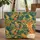 Giraffe Head Tropical Foliage Floral Wreath - Wildlife Lover Gift Quilted Tote Bag - 1