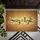 Merry & Bright Script Pine Berry Lights - Christmas Holiday Gift Doormat - 6