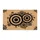 Concentric Circles Targets Brown Texture Background - Home Decor Gift Doormat - 3