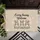 Every Bunny Welcome Quote Three Bunnies Floral - Spring Gathering Home Decor Doormat - 6