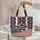 Distressed American Flag Vintage Stars Stripes - Independence Day Gift Quilted Tote Bag - 5