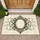 Acanthus Scrollwork Oval Frame Filigree - Home Decor Gift Doormat - 1