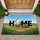 Detailed Realistic Baseball HOME Letter O Field Bat Glove - Sports Lover Decor Gift Doormat - 1