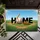 Detailed Realistic Baseball HOME Letter O Field Bat Glove - Sports Lover Decor Gift Doormat - 6