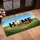 Detailed Realistic Baseball HOME Letter O Field Bat Glove - Sports Lover Decor Gift Doormat - 4
