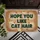 Hope You Like Cat Hair Text Cat Fur Paw Prints - Cat Lover Home Decor Gift Doormat - 6