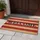 WELCOME Text Coarse Fiber Stripes - Patriotic Home Decor Gift Doormat - 5