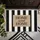 Home Sweet Home Light Brown Black White Striped - Everyday Home Decor Gift for Homeowners Doormat - 6