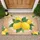 Fresh Yellow Lemons Green Leaves Botanical - Home Decor Gift for Lemon Lover Doormat - 1