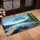 Welcome To The Lake Scene Dock Rowboat - Lake House Home Decor Gift for Lake Lover Doormat - 4