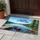 Welcome To The Lake Scene Dock Rowboat - Lake House Home Decor Gift for Lake Lover Doormat - 5