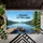 Welcome To The Lake Scene Dock Rowboat - Lake House Home Decor Gift for Lake Lover Doormat - 6