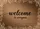 Welcome Script Organic Texture Calligraphy - Home Entryway Decor Doormat - 7