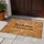 Welcome TO OUR FIRST HOME Natural Fibers Leaves Housewarming Gift Doormat - 5