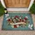 USA Patriotic Doves Roses - 250 Years of Freedom Independence Day Gift Doormat - 1