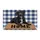 Black Labrador Dog Home Paw Print - Farmhouse Home Decor Gift for Dog Lovers Doormat - 3