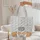 Personalized Sleeping Fox Kits Stars - Fox Lover Gift Quilted Tote Bag - 5