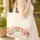 Floral Butterfly Bee Ladybug Wreath - Garden Lover Gift Quilted Tote Bag - 4