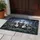 Opossum Family Nocturnal Forest Moonlight - Wildlife Lover Gift Doormat - 5