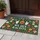 WE HEX RACISTS Flaming Heart Crescent Moon Foliate Hands Flowers Statement Decor Doormat - 5
