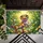 Stained Glass Leopard Gecko Daisy - Reptile Lover Tropical Garden Gift Doormat - 6