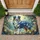 Gemstone Australian Shepherd Enchanted Garden Flora - Dog Lover Gift Doormat - 1