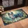 Gemstone Australian Shepherd Enchanted Garden Flora - Dog Lover Gift Doormat - 4