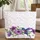 Hummingbird Petunia Vine Blossom Floral Wreath - Nature Inspired Wildlife Gift Quilted Tote Bag - 1