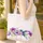 Hummingbird Petunia Vine Blossom Floral Wreath - Nature Inspired Wildlife Gift Quilted Tote Bag - 4