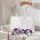 Hummingbird Petunia Vine Blossom Floral Wreath - Nature Inspired Wildlife Gift Quilted Tote Bag - 5