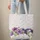 Hummingbird Petunia Vine Blossom Floral Wreath - Nature Inspired Wildlife Gift Quilted Tote Bag - 6