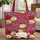 Red Lush Vintage Roses Lavender Blue Bell Floral Bouquet - Everyday Lifestyle Accessory Quilted Tote Bag - 1