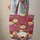 Red Lush Vintage Roses Lavender Blue Bell Floral Bouquet - Everyday Lifestyle Accessory Quilted Tote Bag - 6