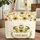 Cartoon Bees Sunflower Wildflower Floral Wreath - Everyday Tote Bee Lover Gift Quilted Tote Bag - 1