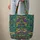 Dragonfly Leaf Swirl Circular Frame - Wildlife Nature Lover Gift Everyday Carry Quilted Tote Bag - 6