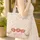 Strawberry Wildflower Heart Name - Garden Lover Gift Quilted Tote Bag - 4
