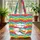 Adorable Rainbow Sheep Personalized Cloud Speech Bubble - New Baby Gift Nursery Decor Quilted Tote Bag - 3