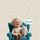 Tiny Flowers Stars Elderly Woman White Cat Tufted Armchair - Cat Lover Gift for Grandma Quilted Tote Bag - 7