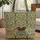 Rococo Floral Damask Leopard Heart - Everyday Tote Gift for Her Quilted Tote Bag - 1