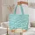 Shimmering Underwater Starfish Conch Seashells Frangipani - Coastal Living Gift Quilted Tote Bag - 5