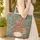 Ornate Owl Antique Books Tudor Rose Floral Wreath - Book Lover Wildlife Gift Quilted Tote Bag - 4
