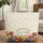 Colorful Tulips Hyacinths Your Name Floral Wreath - Everyday Tote Gift Quilted Tote Bag - 1