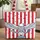 Bald Eagle American Flag Independence Day Wildlife Lover Holiday Gift for Veterans Quilted Tote Bag - 1