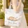 Curled Up Tabby Cat Tree Branch Apple Blossom Bumblebee - Cat Lover Garden Gift Quilted Tote Bag - 4
